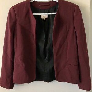 WILFRED burgundy blazer
